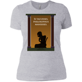 si tacuisses, philosophus mansisses. sweatshirt T-Shirt
