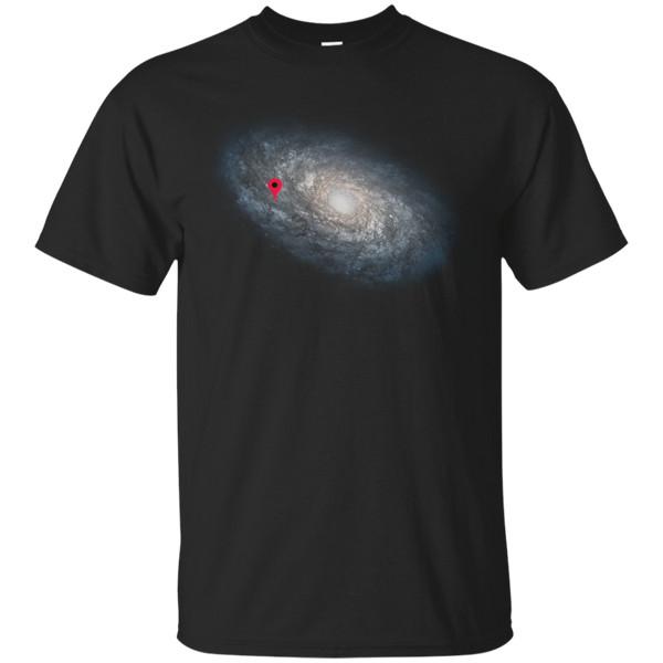 we are here! galactic location T-Shirt