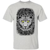 White Leopard With Yellow Eyes Sweatshirt T-Shirt