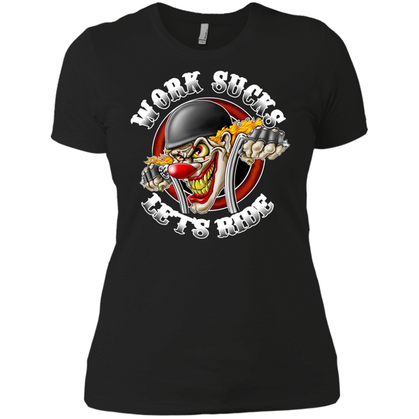 Work Sucks Lets Ride T-Shirt