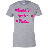 Women's Thankful Grateful Blessed Shirt Cute Shirt For Women  T-Shirt
