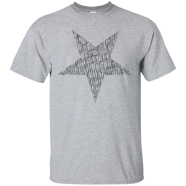 simple geometric star lienart T-Shirt