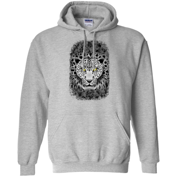 White Leopard With Yellow Eyes Sweatshirt T-Shirt
