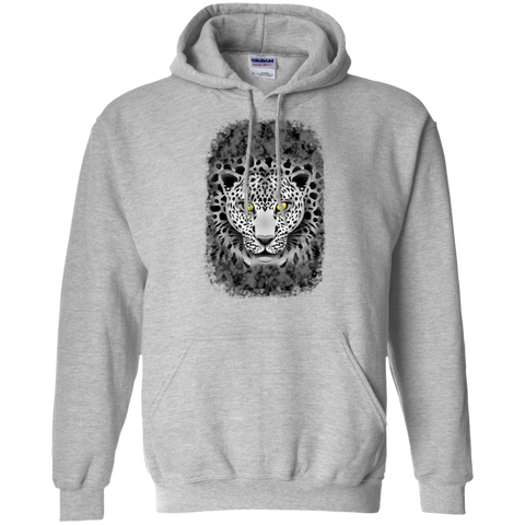 White Leopard With Yellow Eyes Sweatshirt T-Shirt