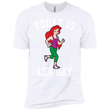 today is leg day mermaid run gym T-Shirt
