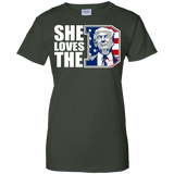 she loves the d - donald trump president 2016 T-Shirt