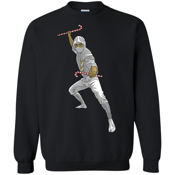 ugly christmas sweaters christmas ninja black and white T-Shirt