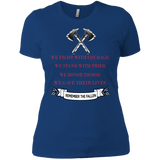 we fight with courage we stand with pride T-Shirt