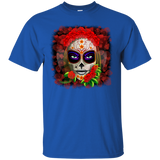 skull girl dia de los muertos halloween T-Shirt
