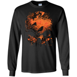 Wicked Skull Crows And Trees - Distressed Grunge Halloween T-Shirt