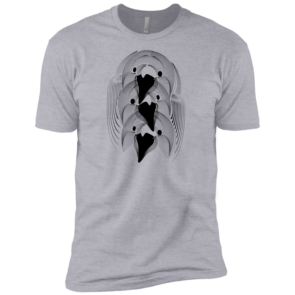 three ravens geometric totem pole T-Shirt