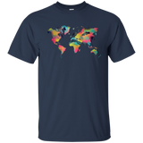 World Map Tropical Sweatshirt T-Shirt