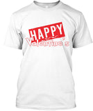 Happy Valentines Greeting Card On Tee 1