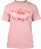Happy Valentines Greeting Card On Tee 4