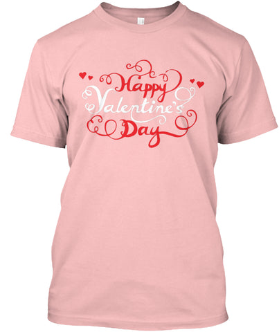 Happy Valentines Greeting Card On Tee 4