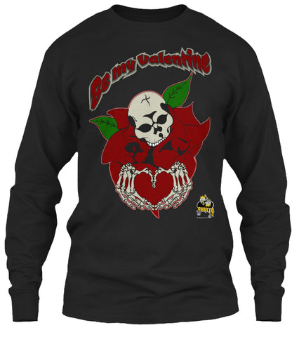Be My Valentine Skull Shirt