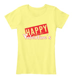 Happy Valentines Greeting Card On Tee 1