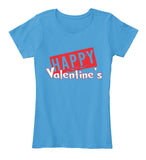 Happy Valentines Greeting Card On Tee 1