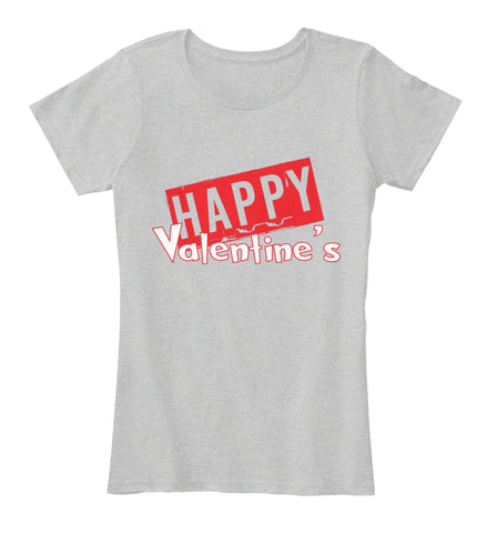 Happy Valentines Greeting Card On Tee 1