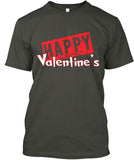 Happy Valentines Greeting Card On Tee 1