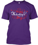 Happy Valentines Greeting Card On Tee 4