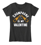 Valentines Day Tshirt  Champagne Lover