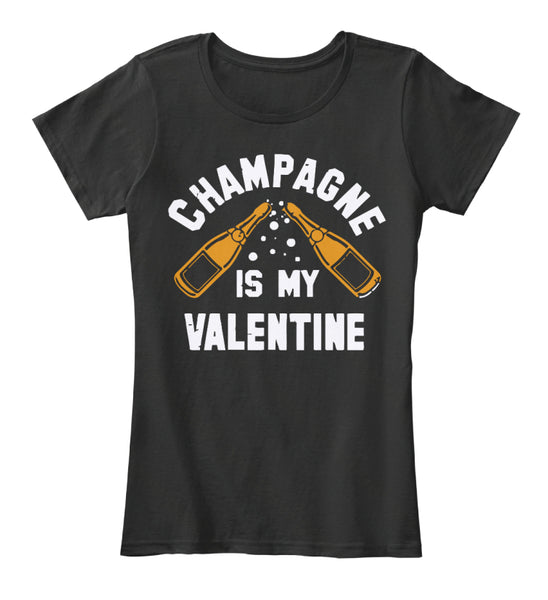 Valentines Day Tshirt  Champagne Lover