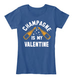 Valentines Day Tshirt  Champagne Lover