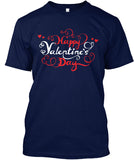 Happy Valentines Greeting Card On Tee 4