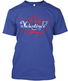 Happy Valentines Greeting Card On Tee 4