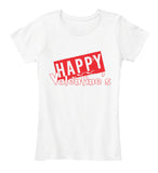 Happy Valentines Greeting Card On Tee 1