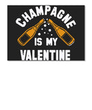 Valentines Day Tshirt  Champagne Lover